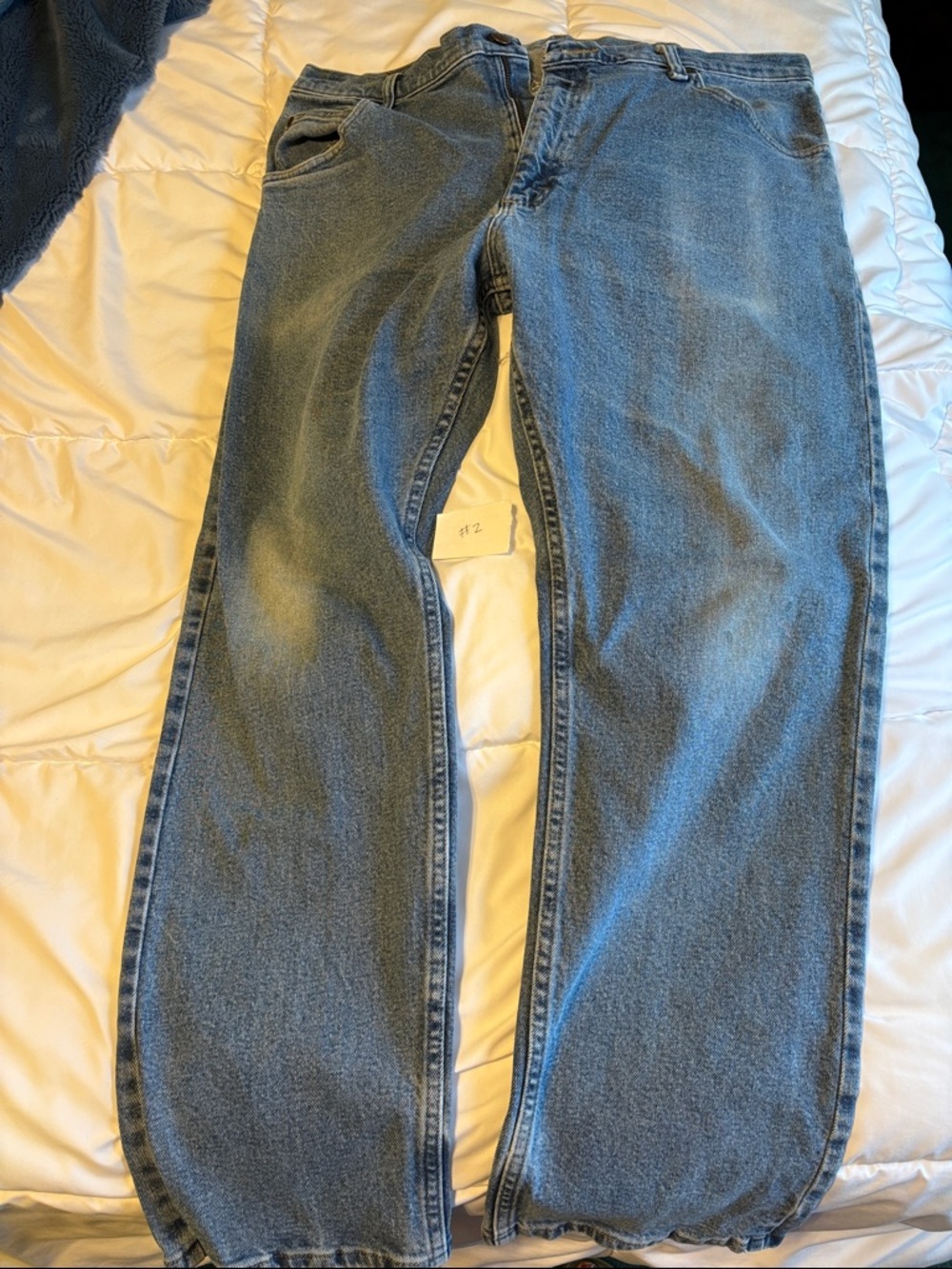 Wrangler Men's Light Blue Relaxed Fit Jeans
